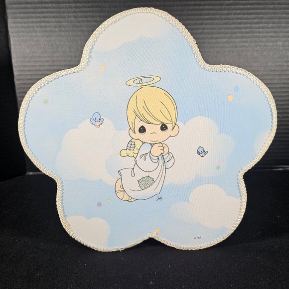 NIB Vintage Precious Moments Baby Nursery Cloud Shaped Lamp With Angel - Picture 5 of 13